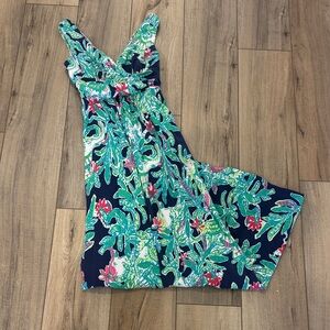 Lilly Pulitzer Tropical Floral Maxi Dress